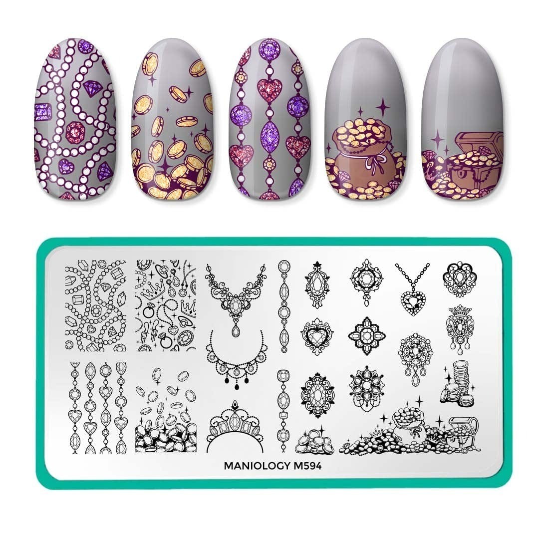M594 Maniology Nail Stamping Plate