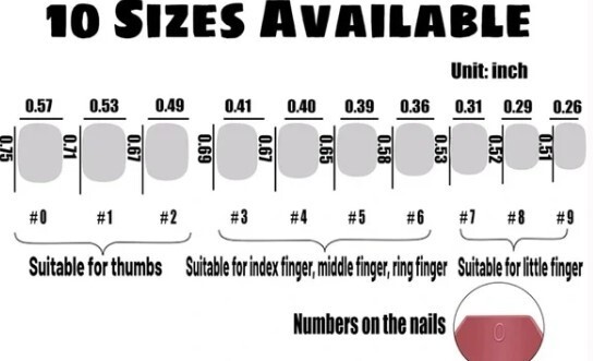 24 Short Goth Black moon celestial Press On Nails w/ Glue clear ombre gems