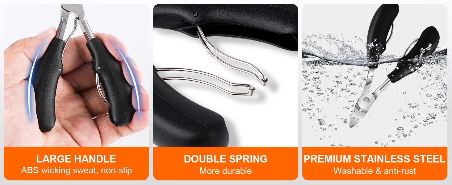 Toe Nail Clippers for Men, Toenail Clippers for Thi Nails for Seniors,