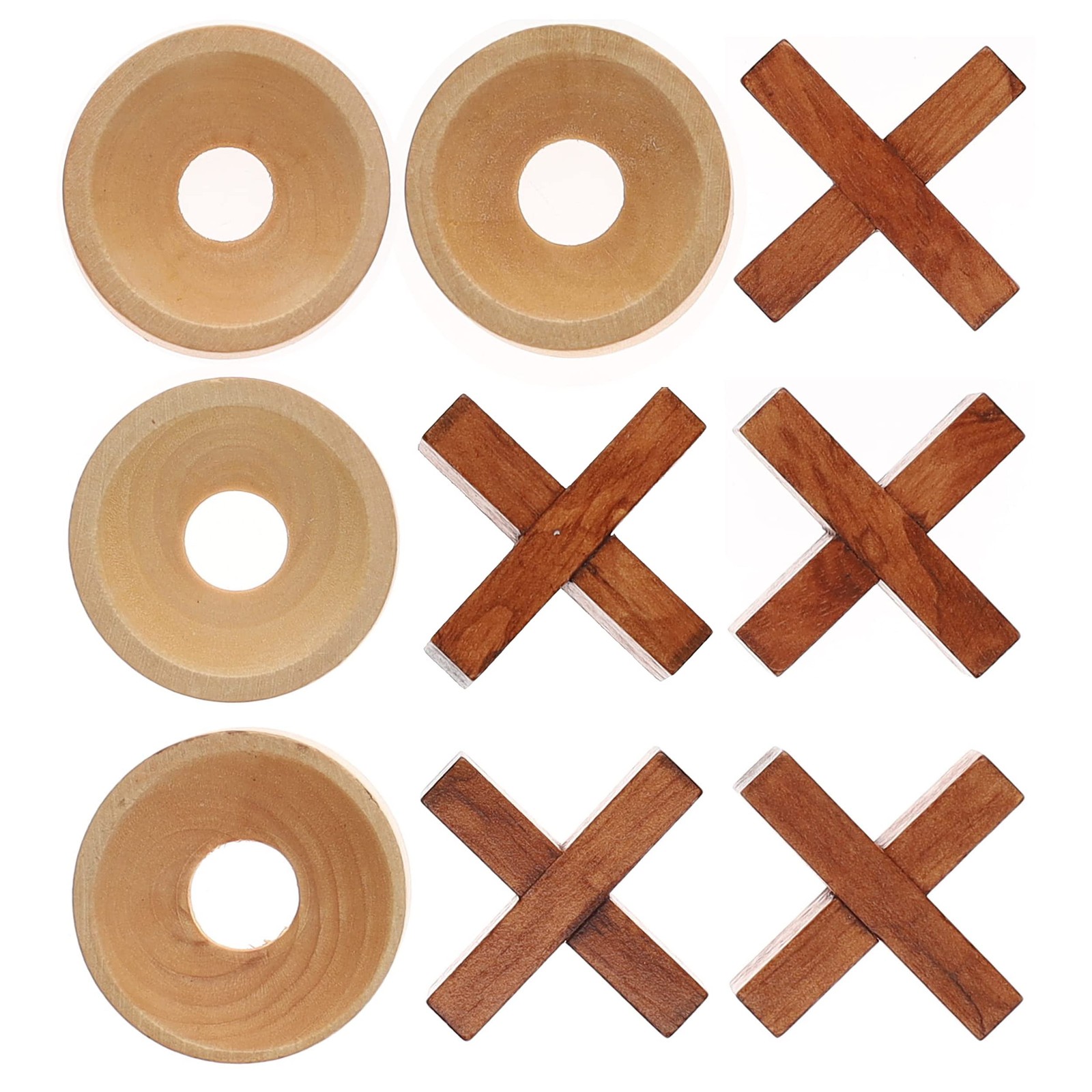 Wooden 9 inches by 9 0.98 inches, Red and Green , Yellow