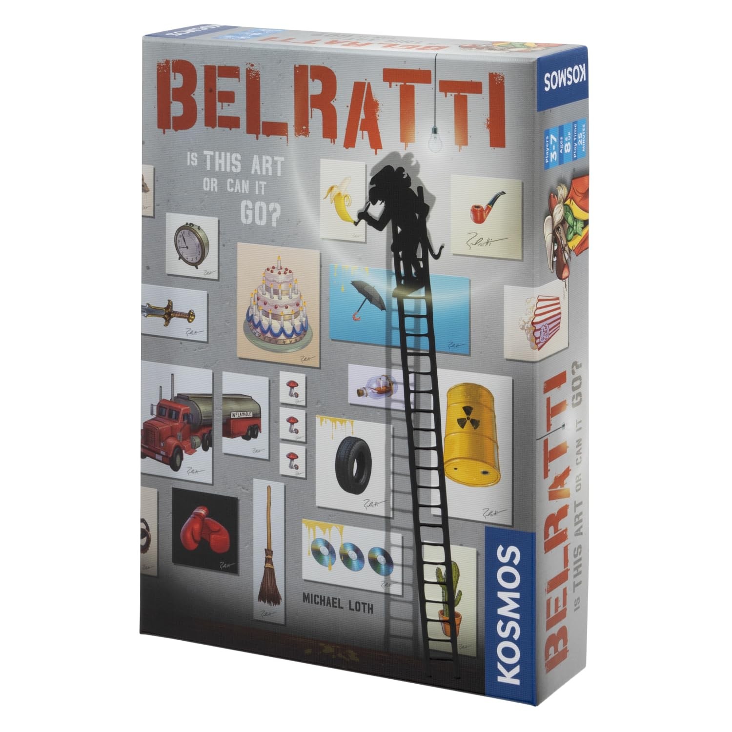Belratti | Party Game | Family | 3-7 5.1 x 7.1 x 1.7 inches, Multicolor
