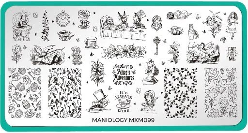 💫✨👑💖Maniology nail stamping plate MXM099 & 100 Htf Rare Very Special
