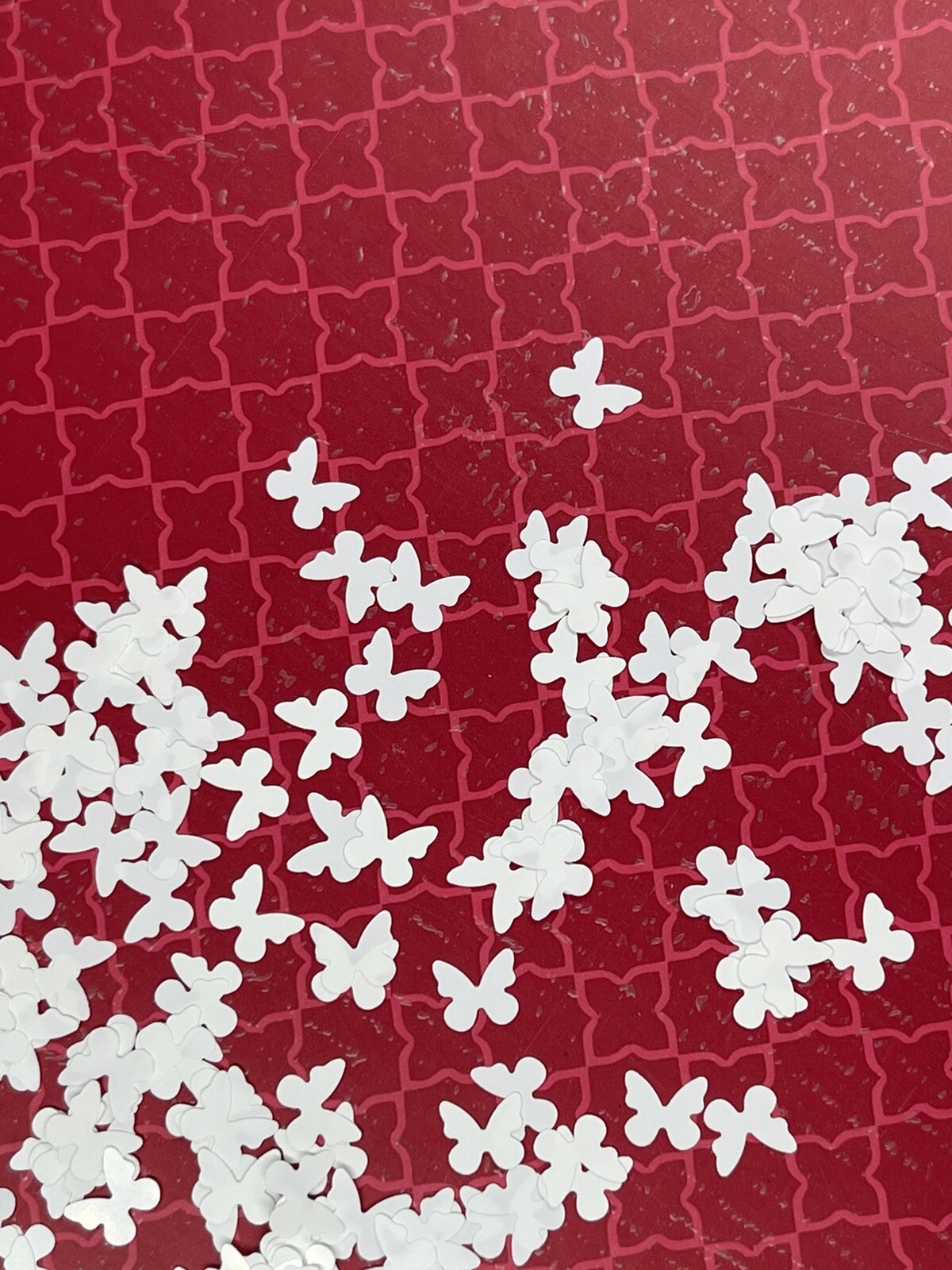 Butterfly 1 White Nail Glitter | 1 TSP | Gel Nail Art & Acrylic