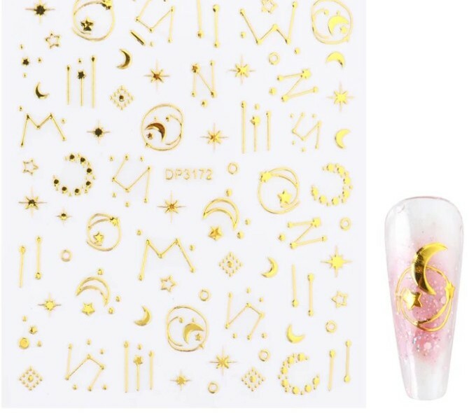 Galaxy Nail Art Stickers
