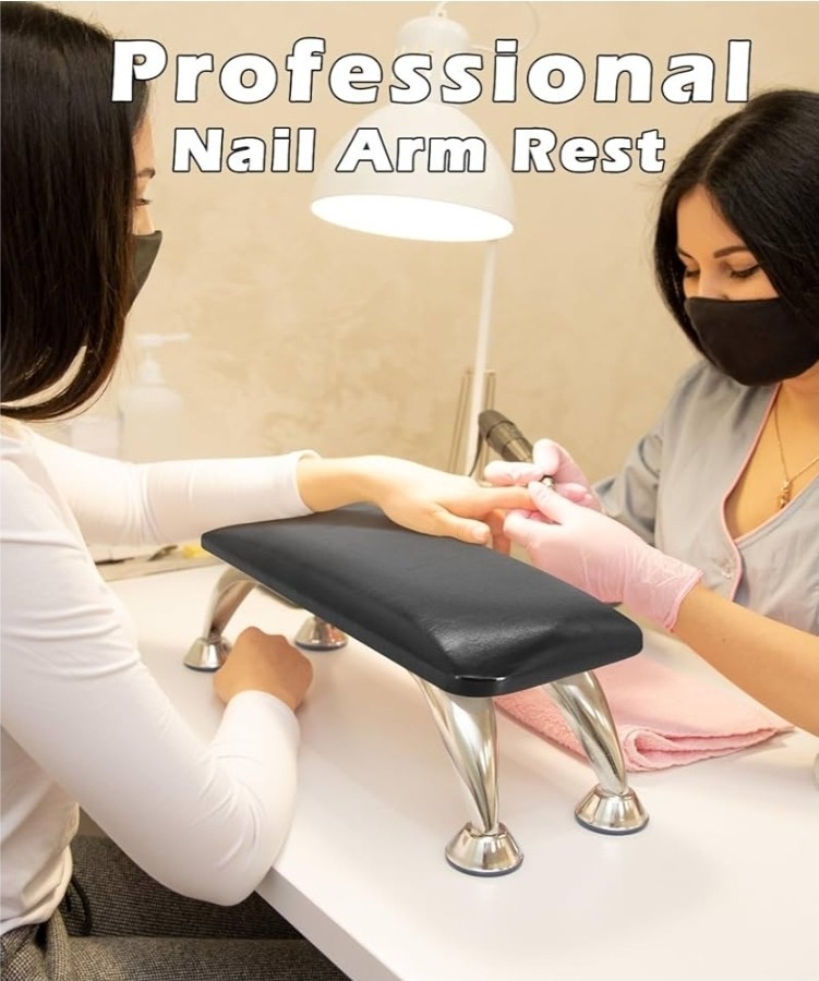 Nail Arm Rest Cushion, Big Nail Arm Rest for Nail Tech, Professional Nail…