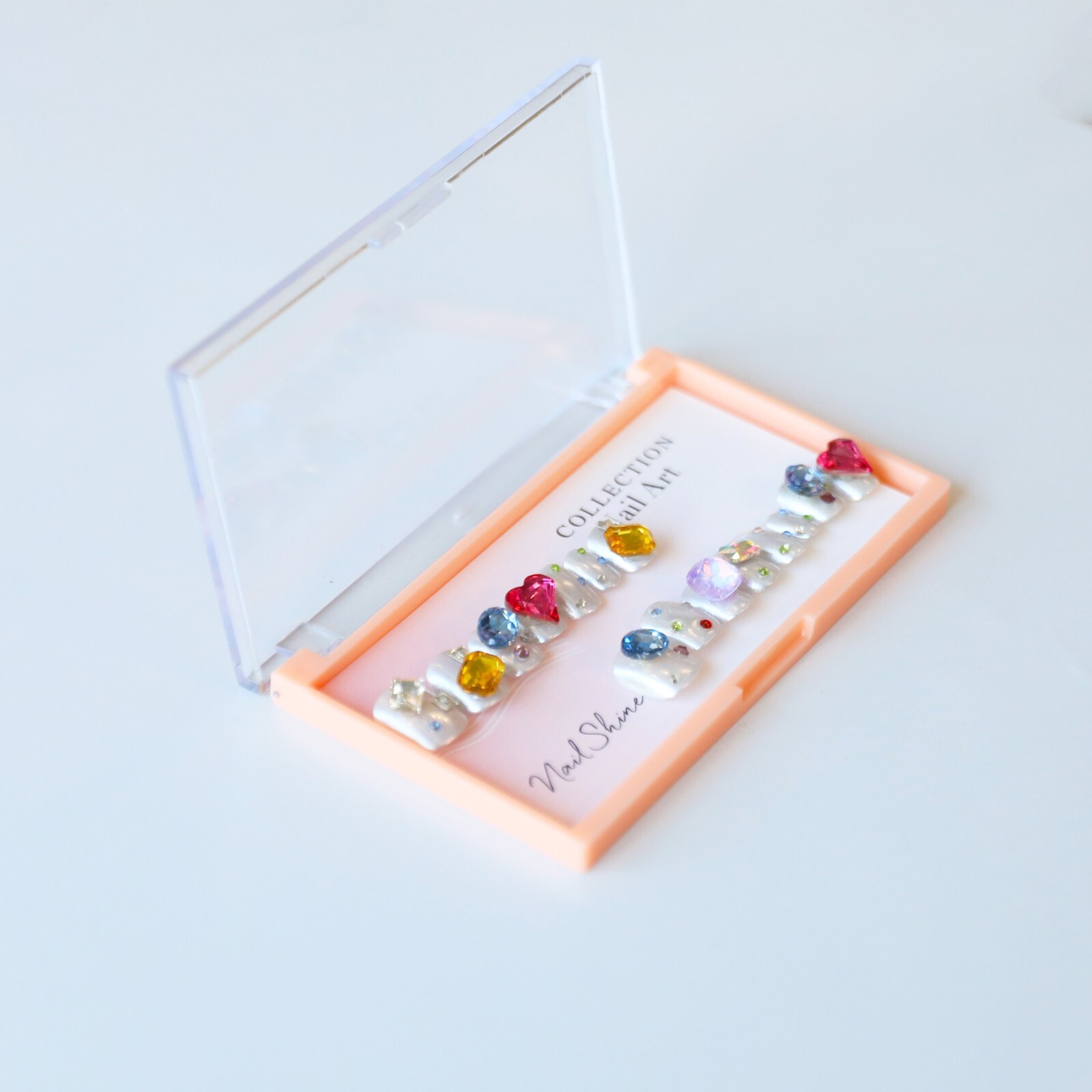 15Pcs Dazzling Diamond Nail Art By Handmade