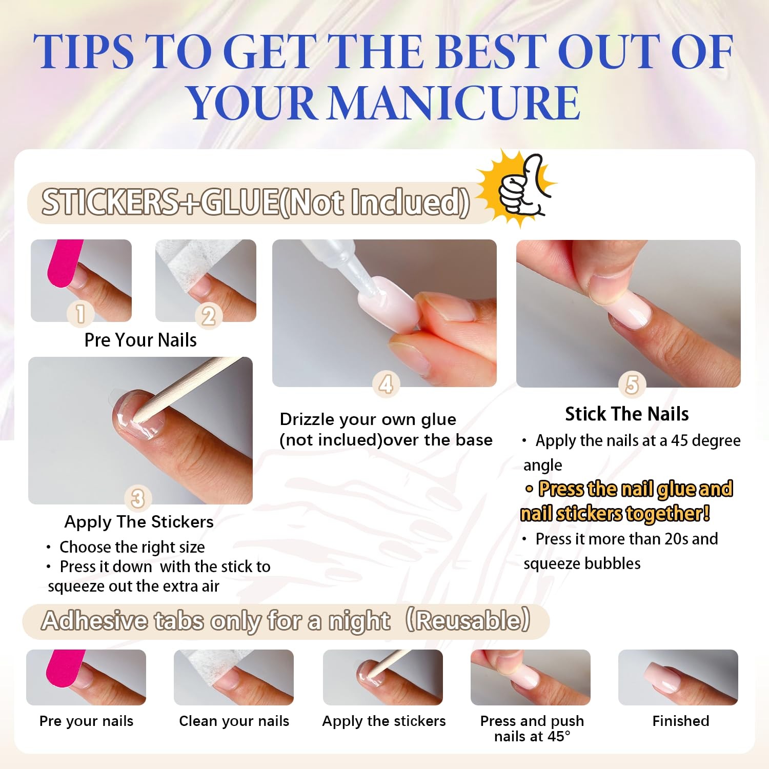 Nude Press On Nails Short – KQueenest 0.04 Fl Oz (Pack of 24), square peach