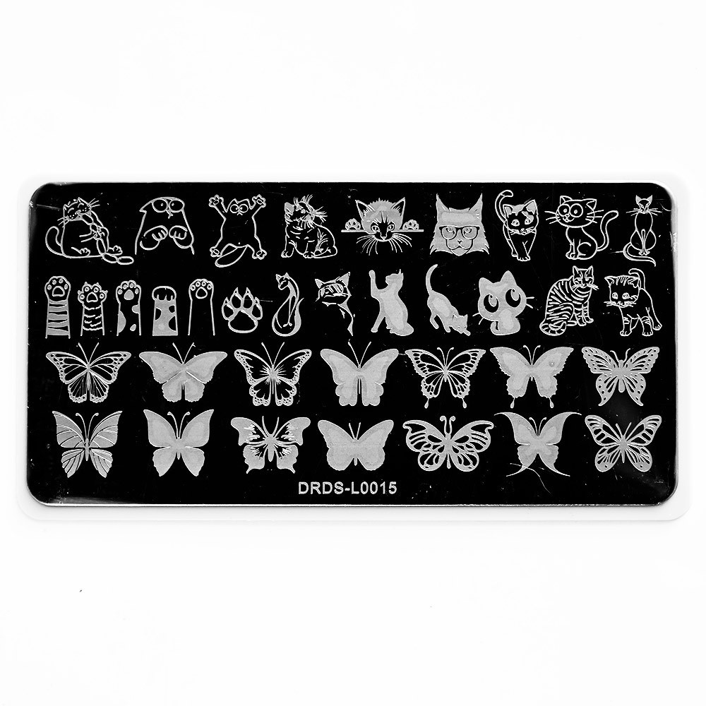 1Pc Nail Art Stamp Plate Geometric Line DIY Stamping Image Plate 6*12CM Nail Sta