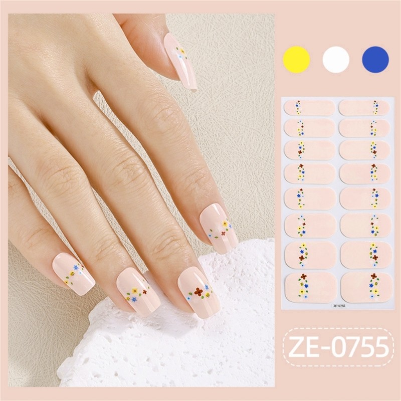 Valentine s Day Nail Decorations Full Wraps Nails Polish Strips Nail Art Sticker