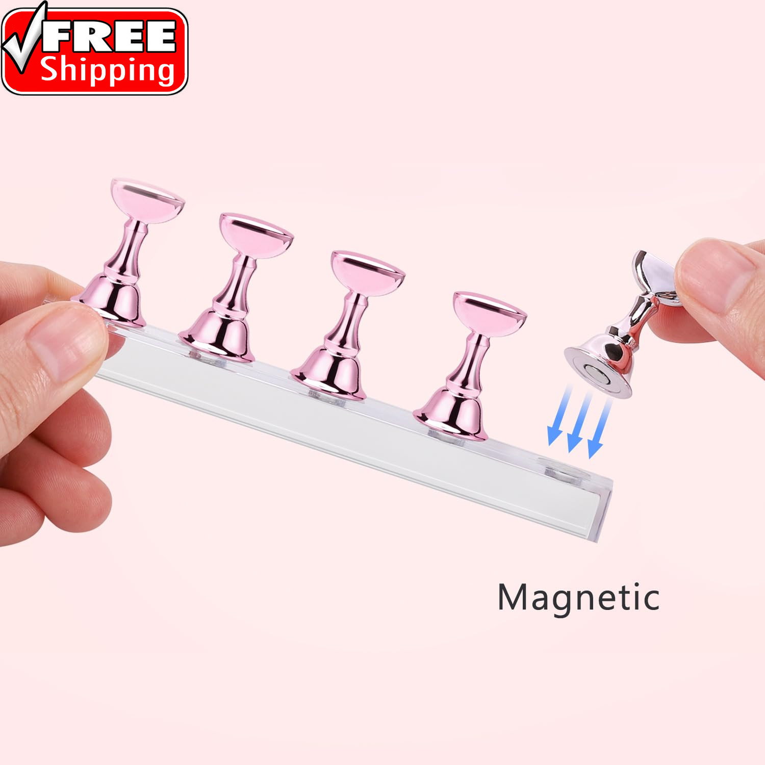 Nail Stand Acrylic Nail Art Display Stand Practice Nail Holder for Painting Nail