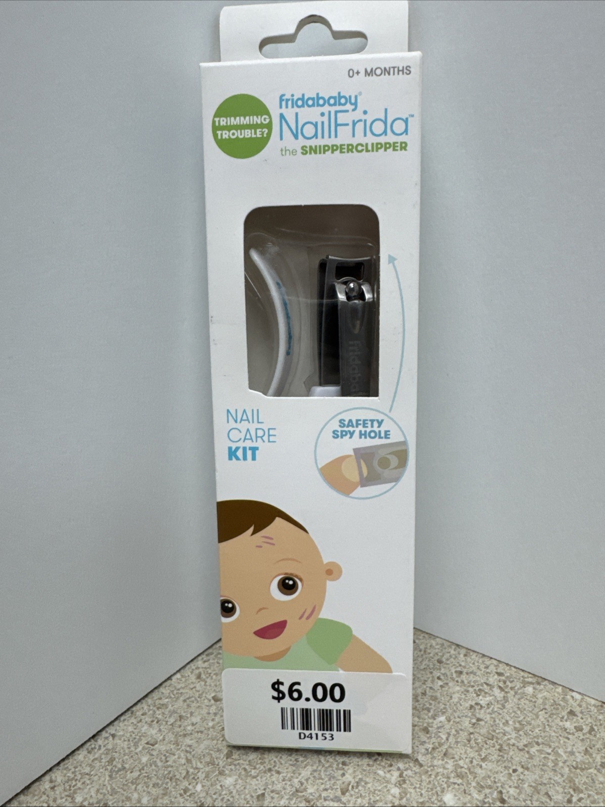 Frida Baby Snipper Clipper & Nail File – Safety Nail Trimmer, Curved Blade Newbo
