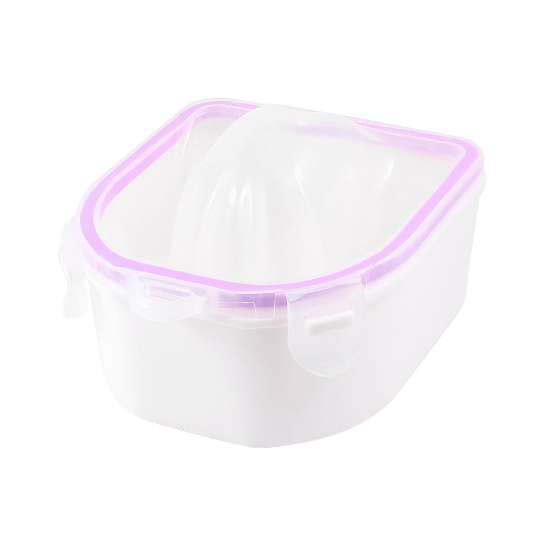 Nail Art Hand Salon Manicure Treatment Remover Double-deck Wash Soak Bowl Tool