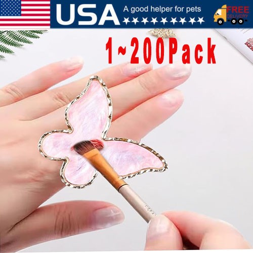 Irregular Nail Polish Palette Resin Nail Art Mixing Palette Ring Professional
