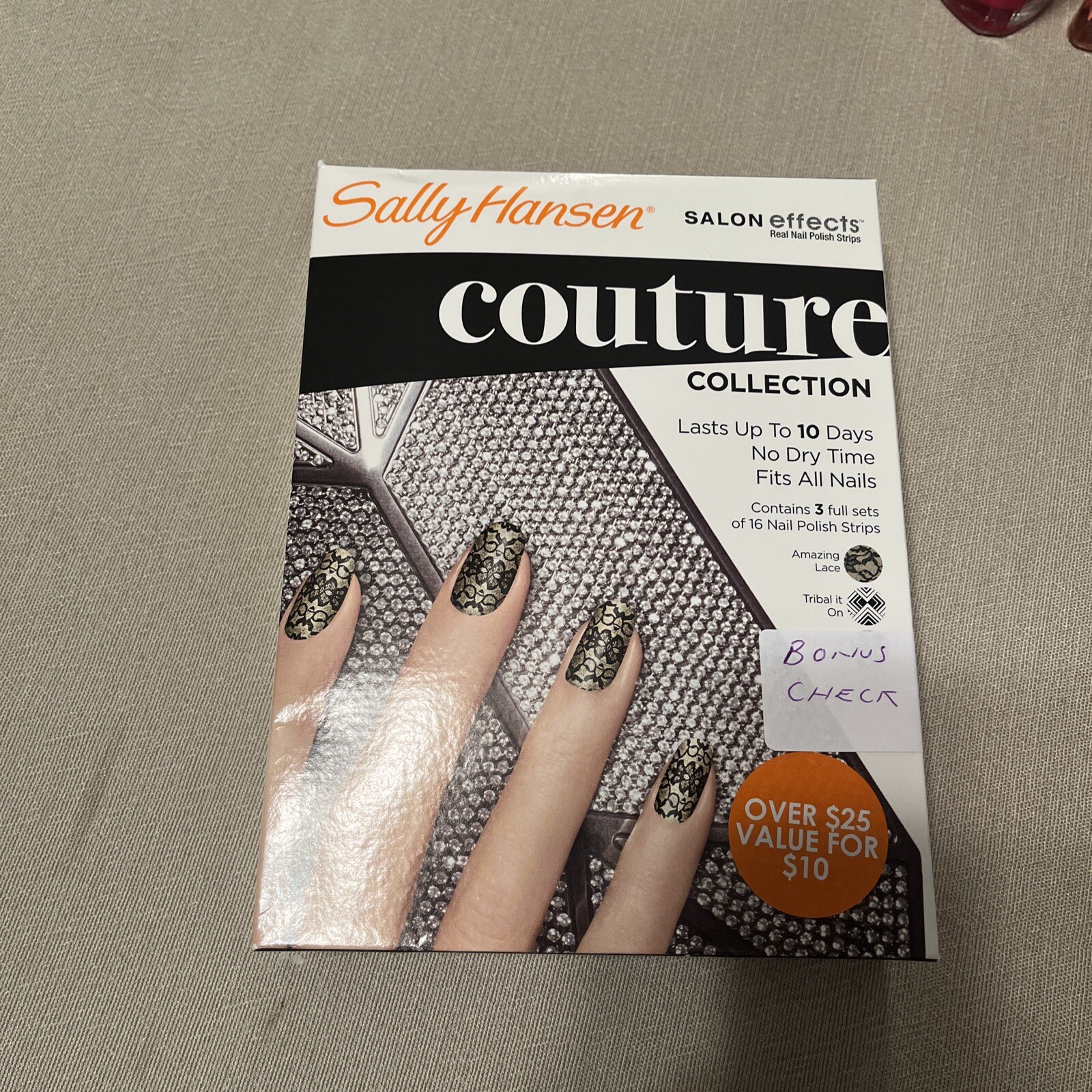 2 X Sally Hansen Salon Effects Real Couture Collection (Check Description)