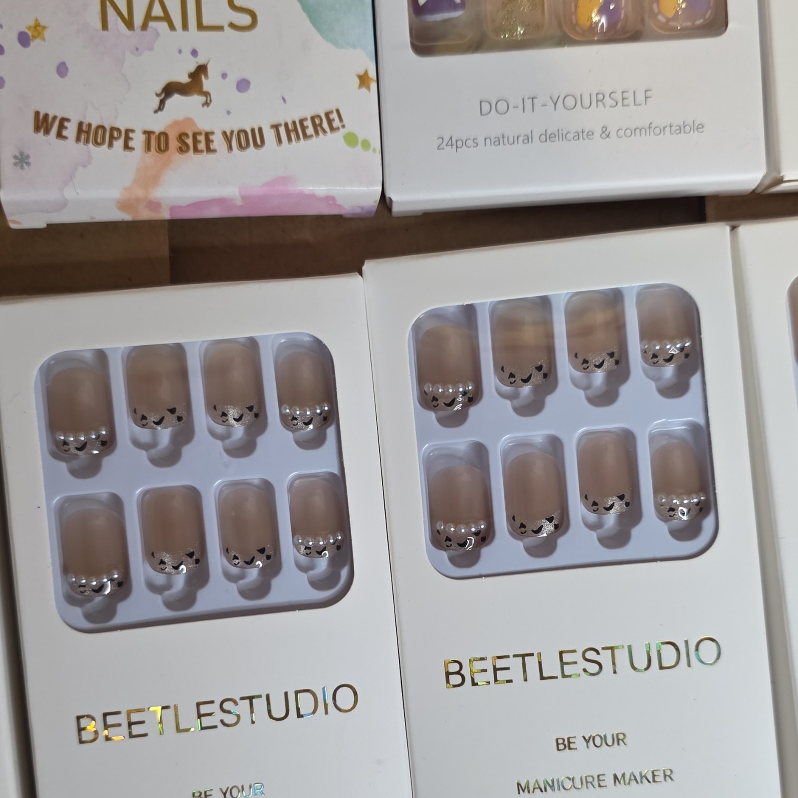 bundle #7 Press-On Nails Multicolor
