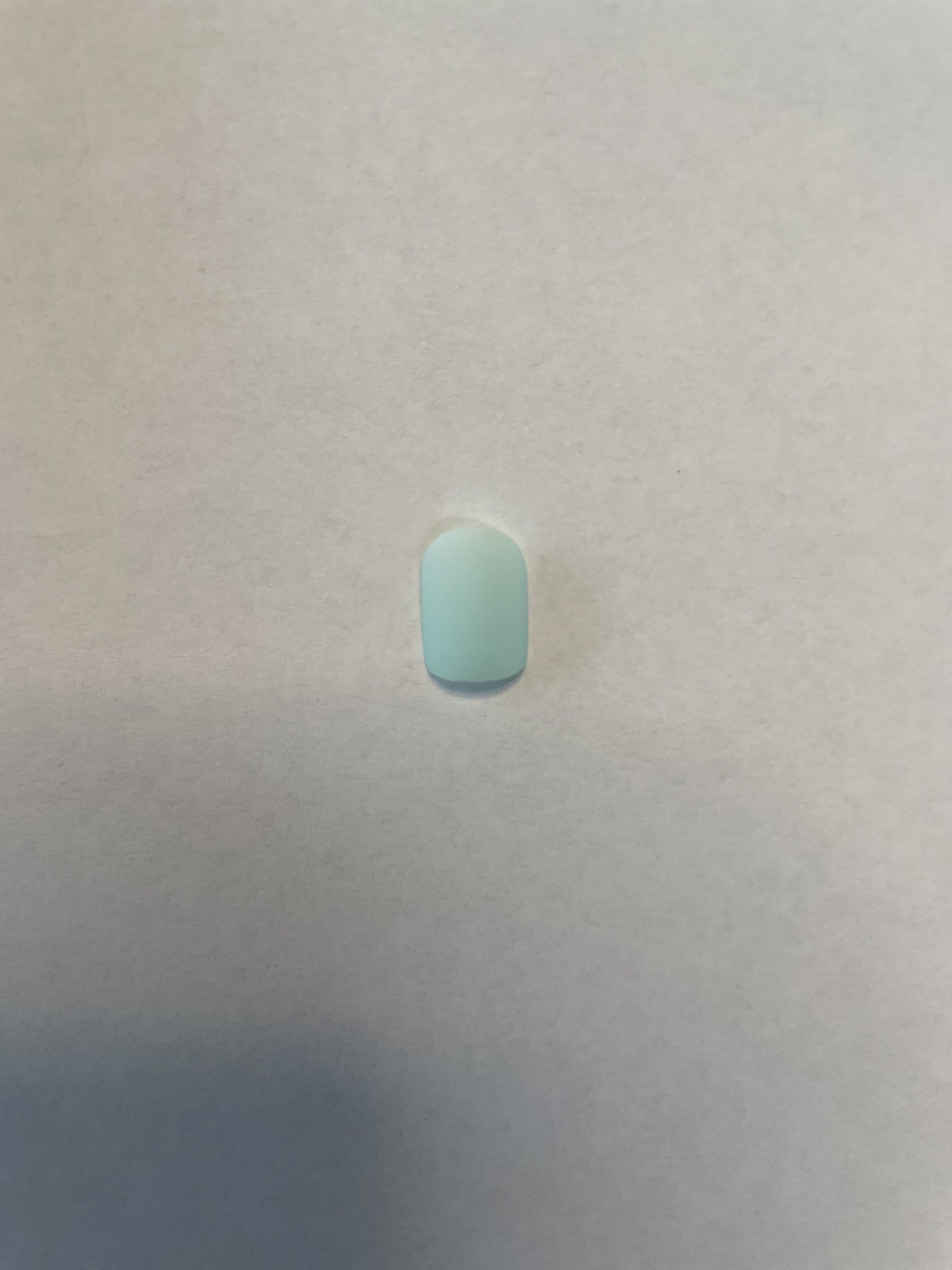 Matte Sky Mint Press On Nail
