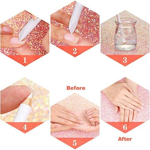 Blulu 3 Pieces White Nail Pencil 2-in-1 Whitening French Nail…