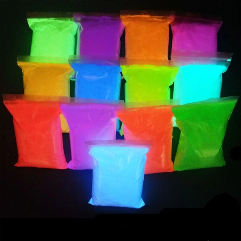 Glow In The Dark Acrylic Paint Luminous Pigment Fluorescent Powder