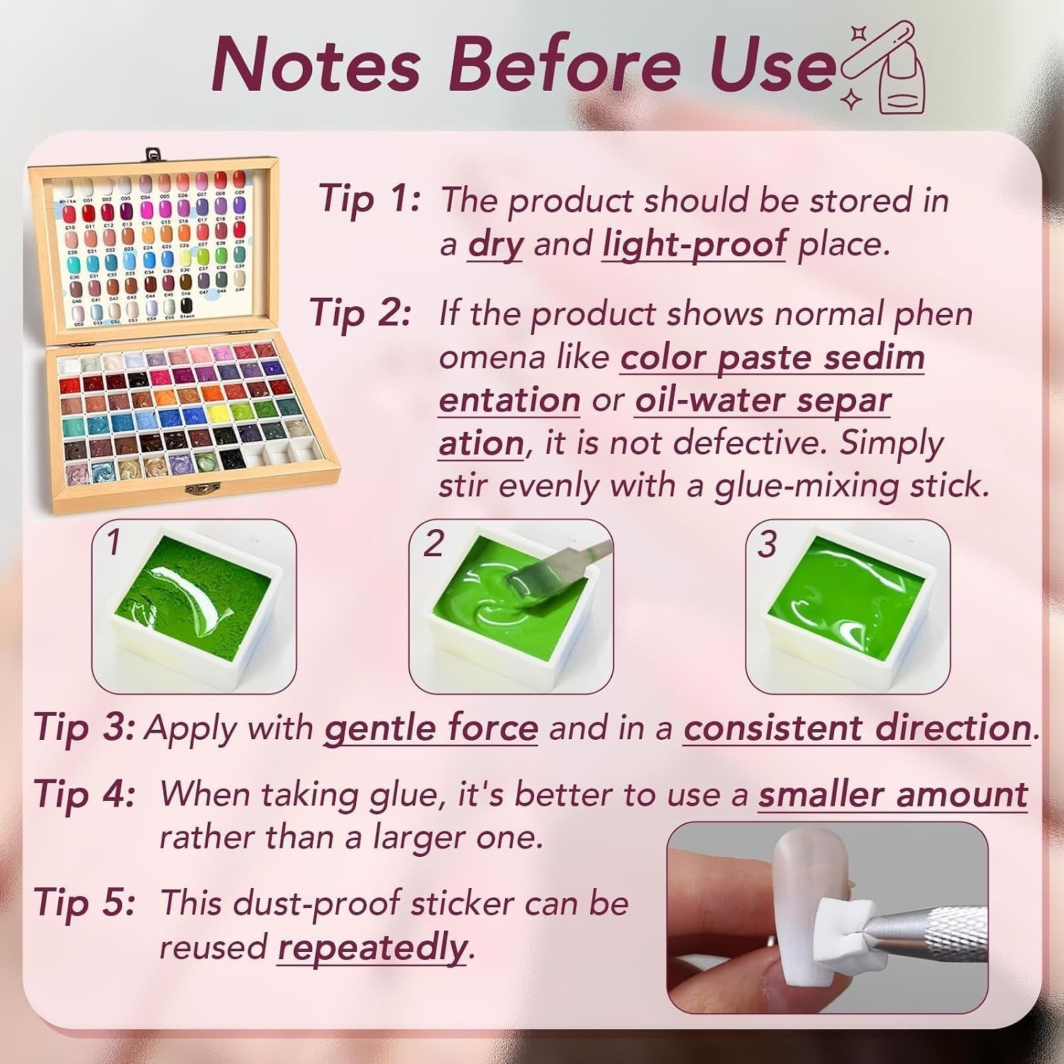 57-Color Sponge Nail Gel Kit – No Wipe Ombre Paint