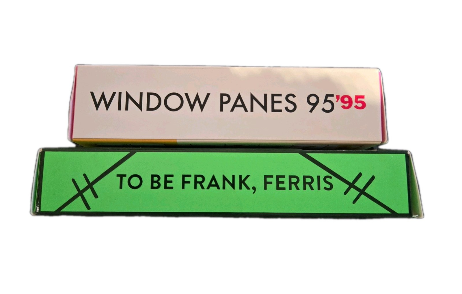 Red Aspen Nail Dashes To Be Frank Ferris, Hello Love Window Panes Press-On Nails