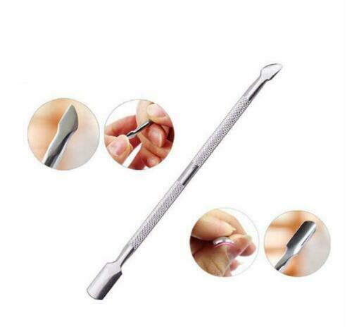 Manicure Pedicure Tools 4 Pcs Beauty Nail Cuticle Care Pusher Spoon Trimmer US
