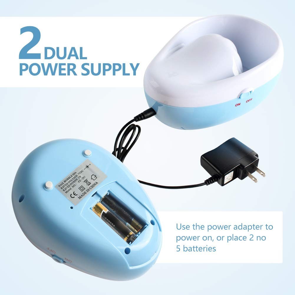 Electric Manicure Bowl for Nail Conditioning and Relaxation