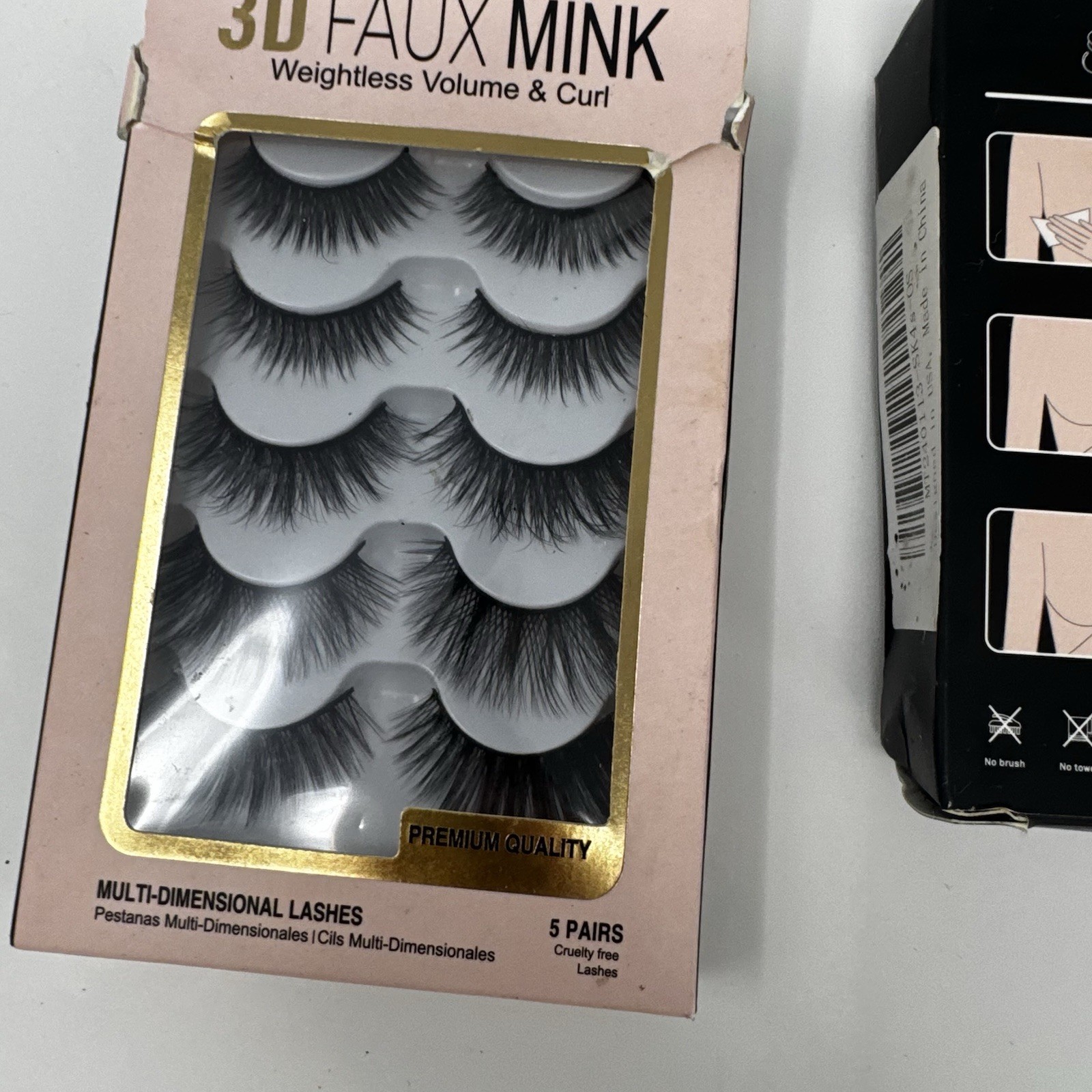 26 Pack Press On Nails Bundle w/ 2 XXL Sets + FREE Lashes & Silicone Bra Pads