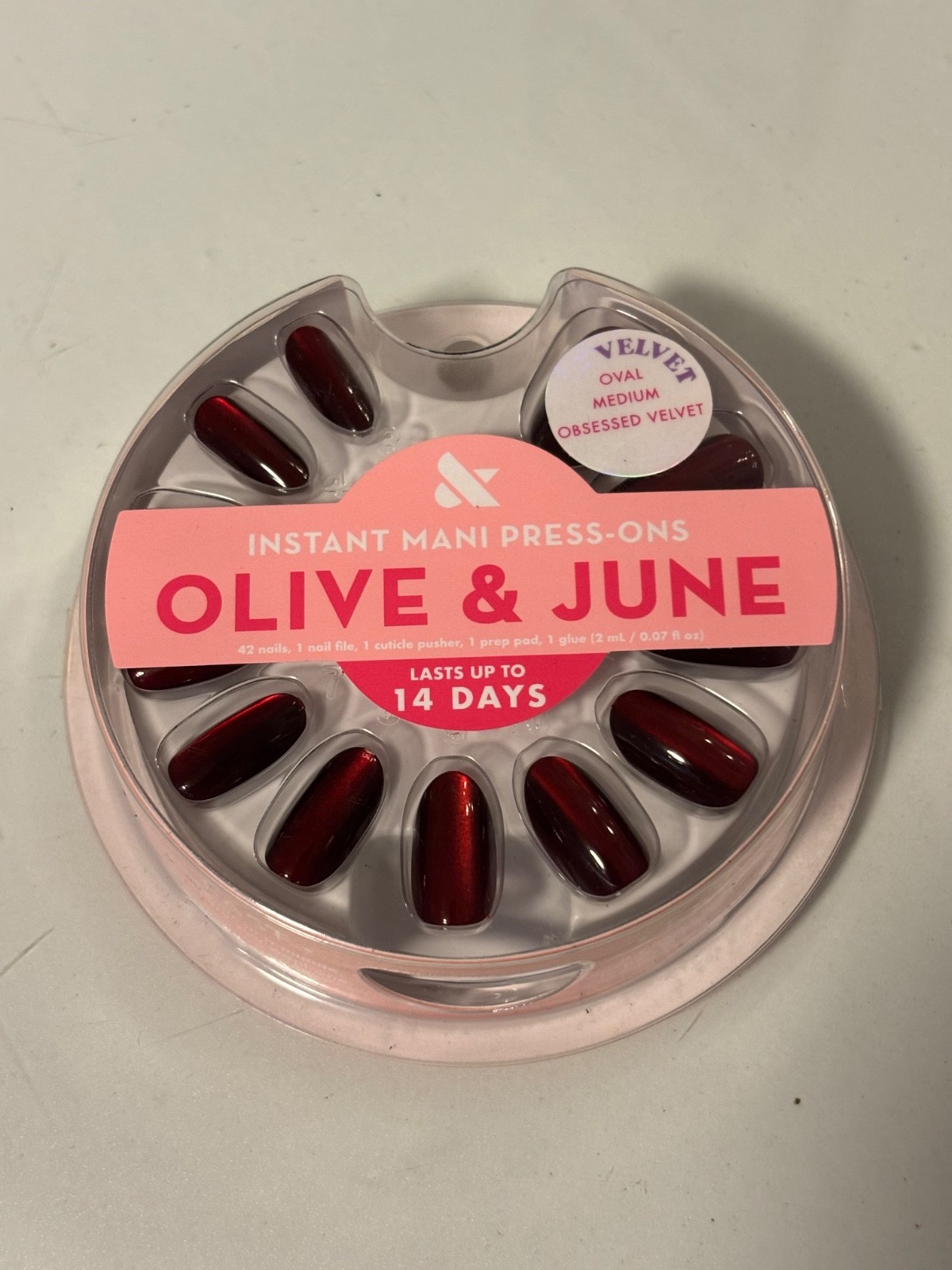 Olive & June Velvet Obsessed Press On Nails Instant Mani New In Box 💅✨