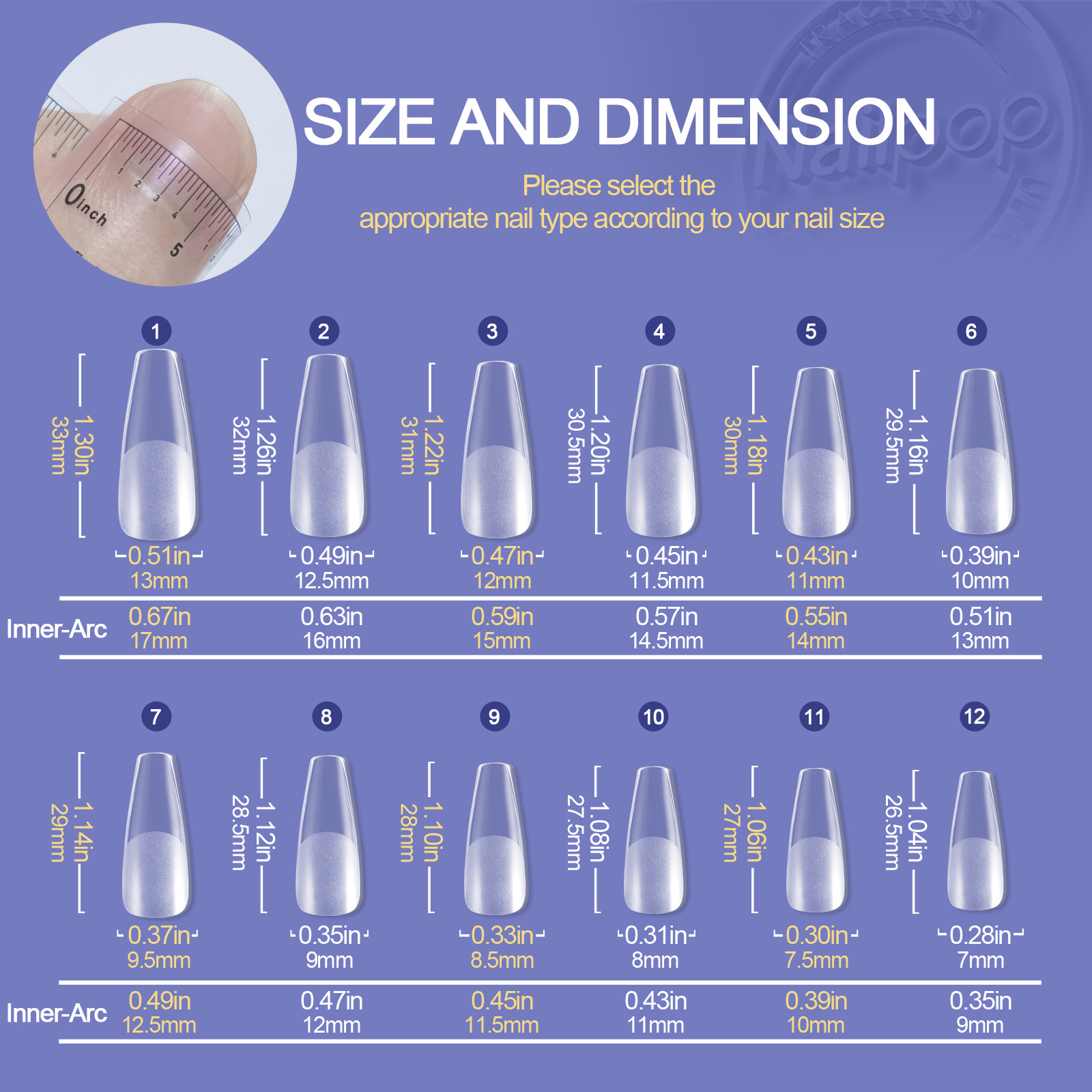 Gel X Nail Tips – Soft Gel Extensions for DIY Salon Nails | coffin