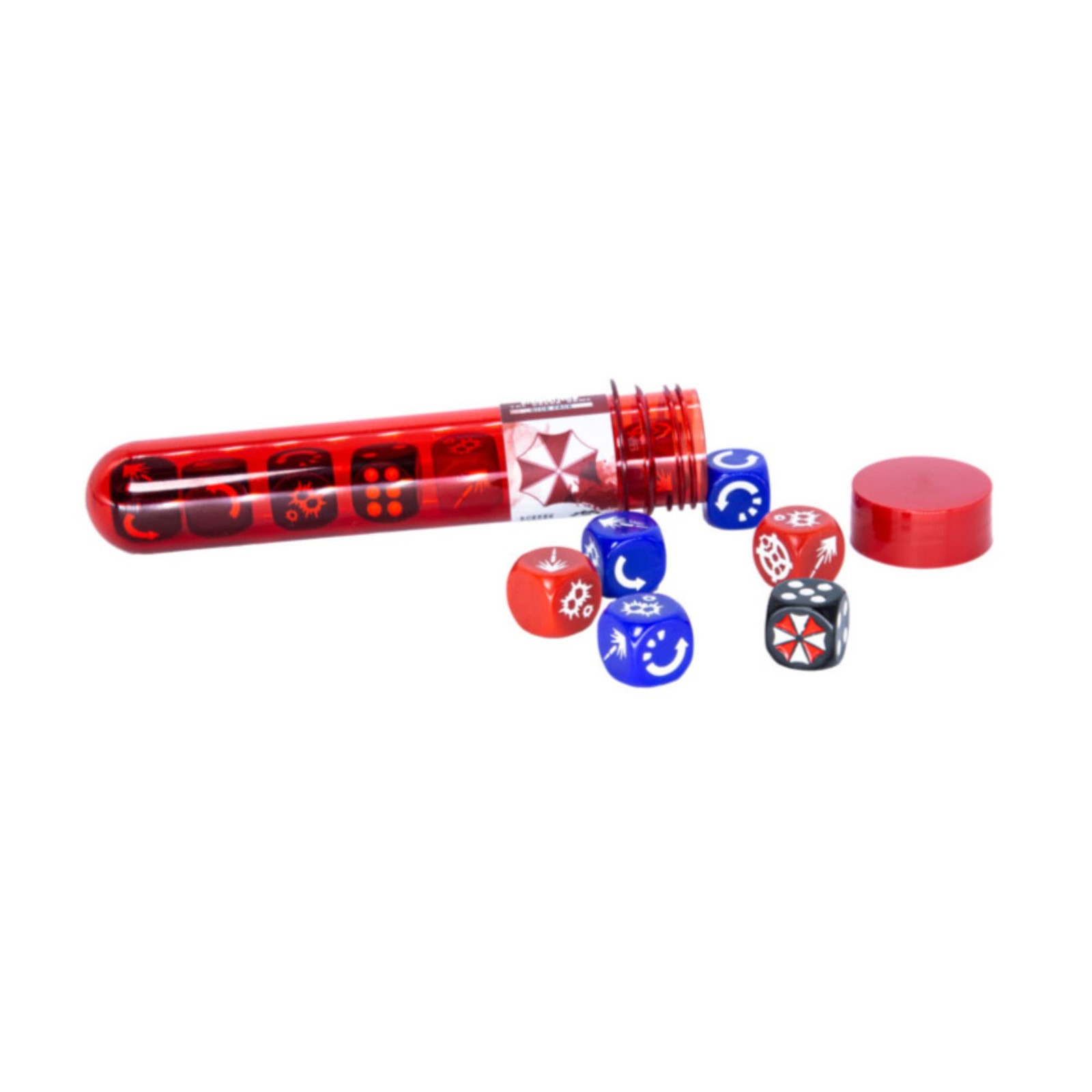 Steamforged Games Resident Evil 3 Board Game Dice Pack 16mm, Blue, Red, Black