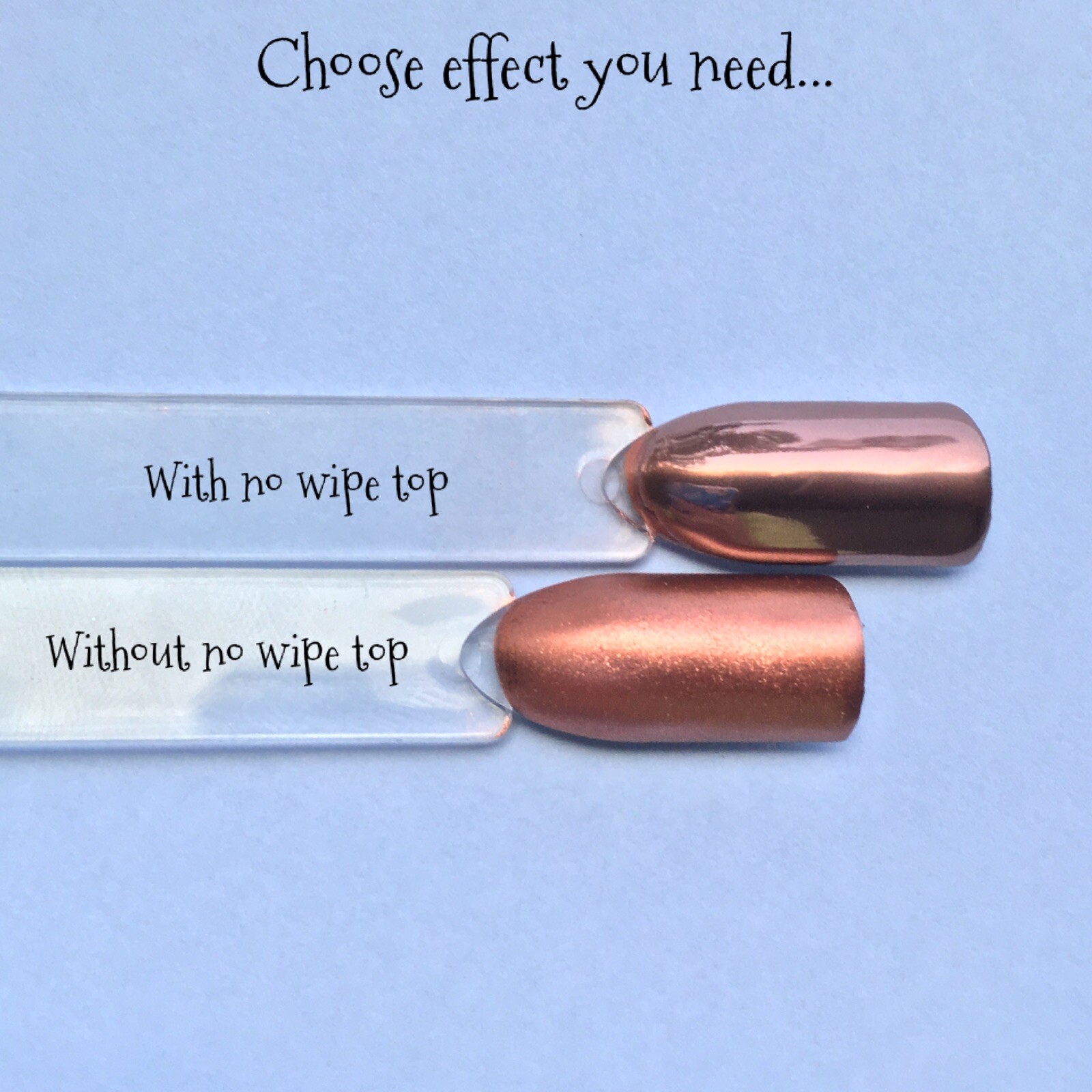 New ROSE GOLD NAILS POWDER Mirror Chrome Effect Pigment Nail Art UK SELLER (u)