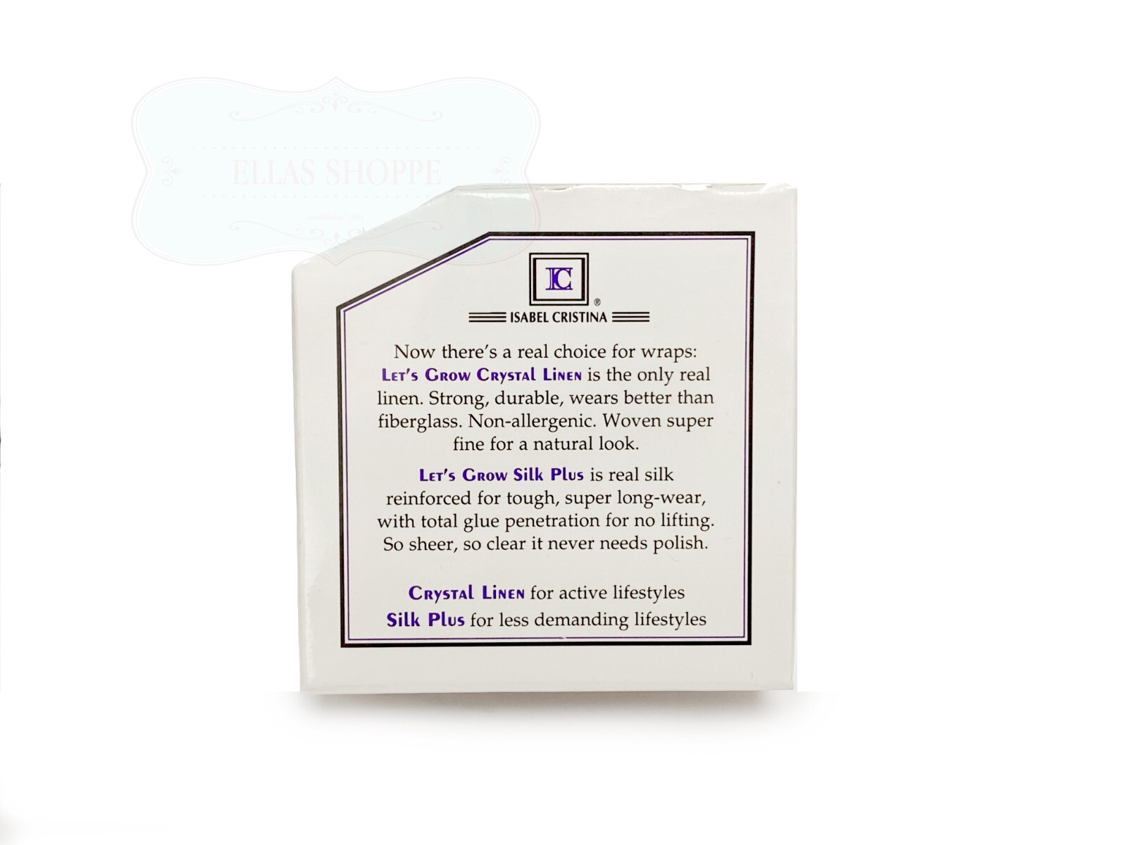 Isabel Cristina Let’s Grow Silk Plus Nail Wrap 1.25″ x 108″