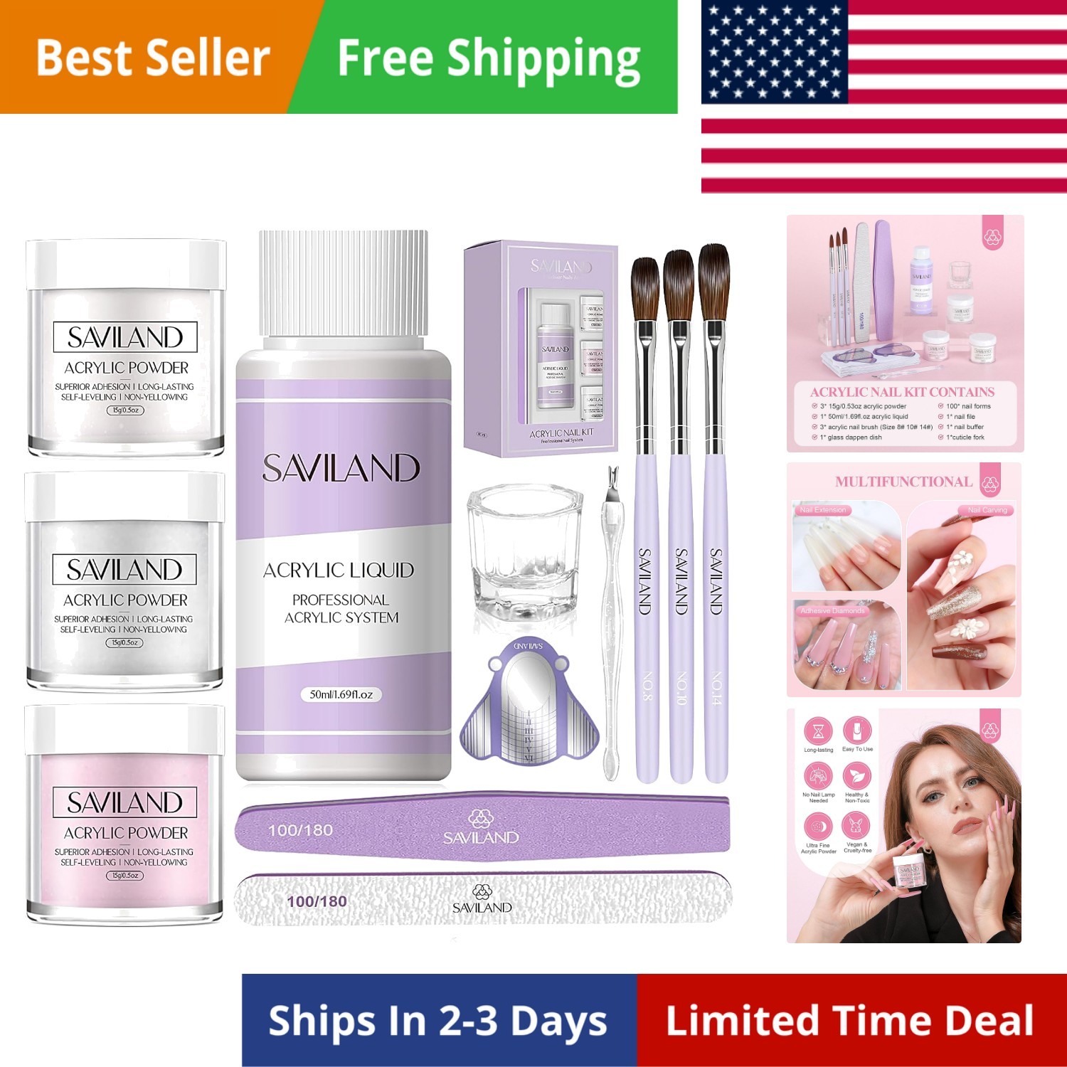 Acrylic Nail Kit Starter Set: Acrylic Nail Kit for Beginners with Everything …