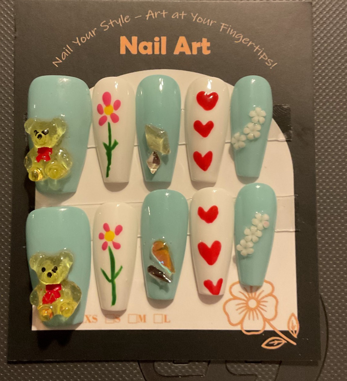 Pre-Made Nails Large Only