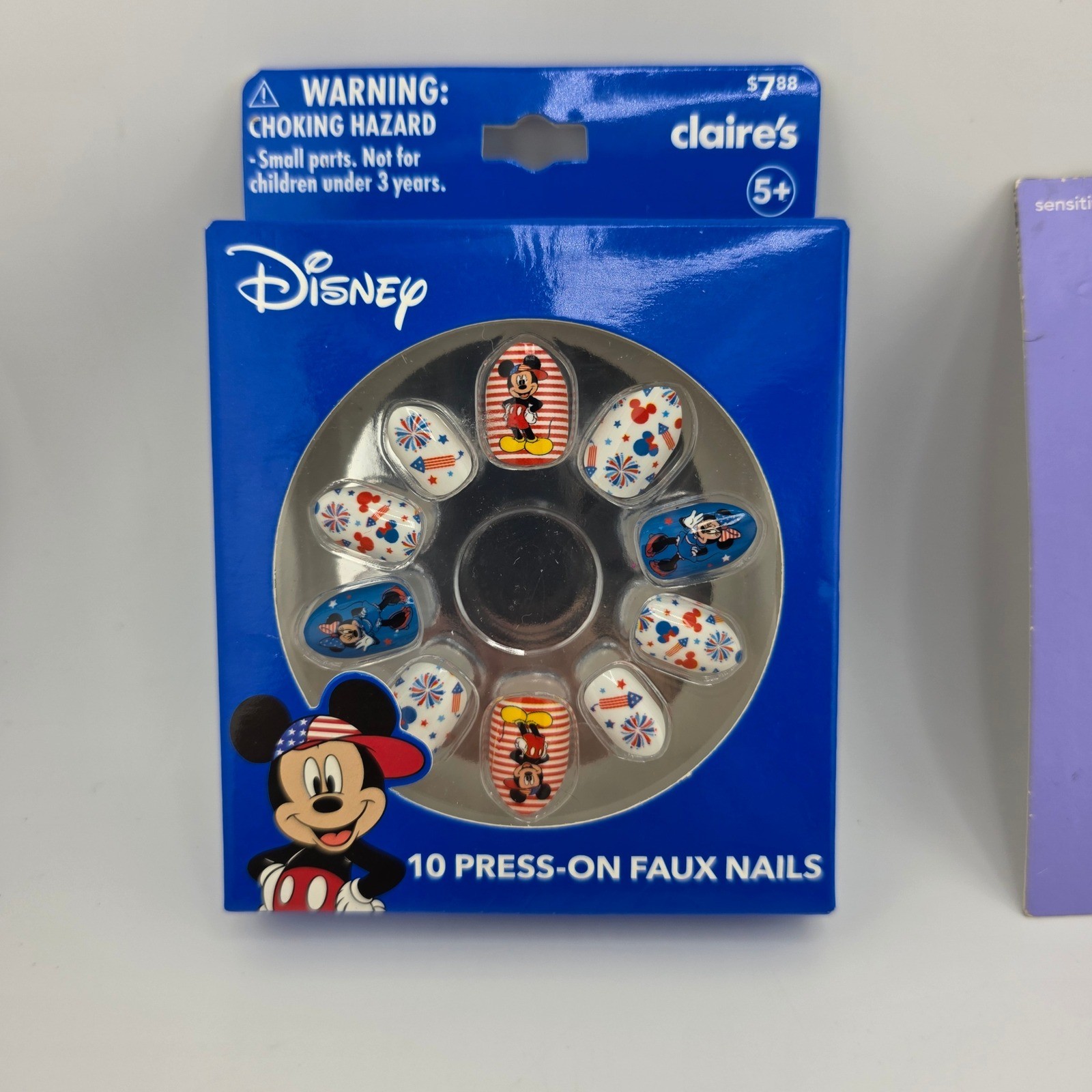 Claire’s Assorted Accessory Lot Disney Nails Earrings Hair Clips Game