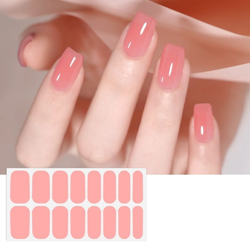 Nail Wraps Nail Polish Stickers Manicure Art Self Stick Decor 3D Decal