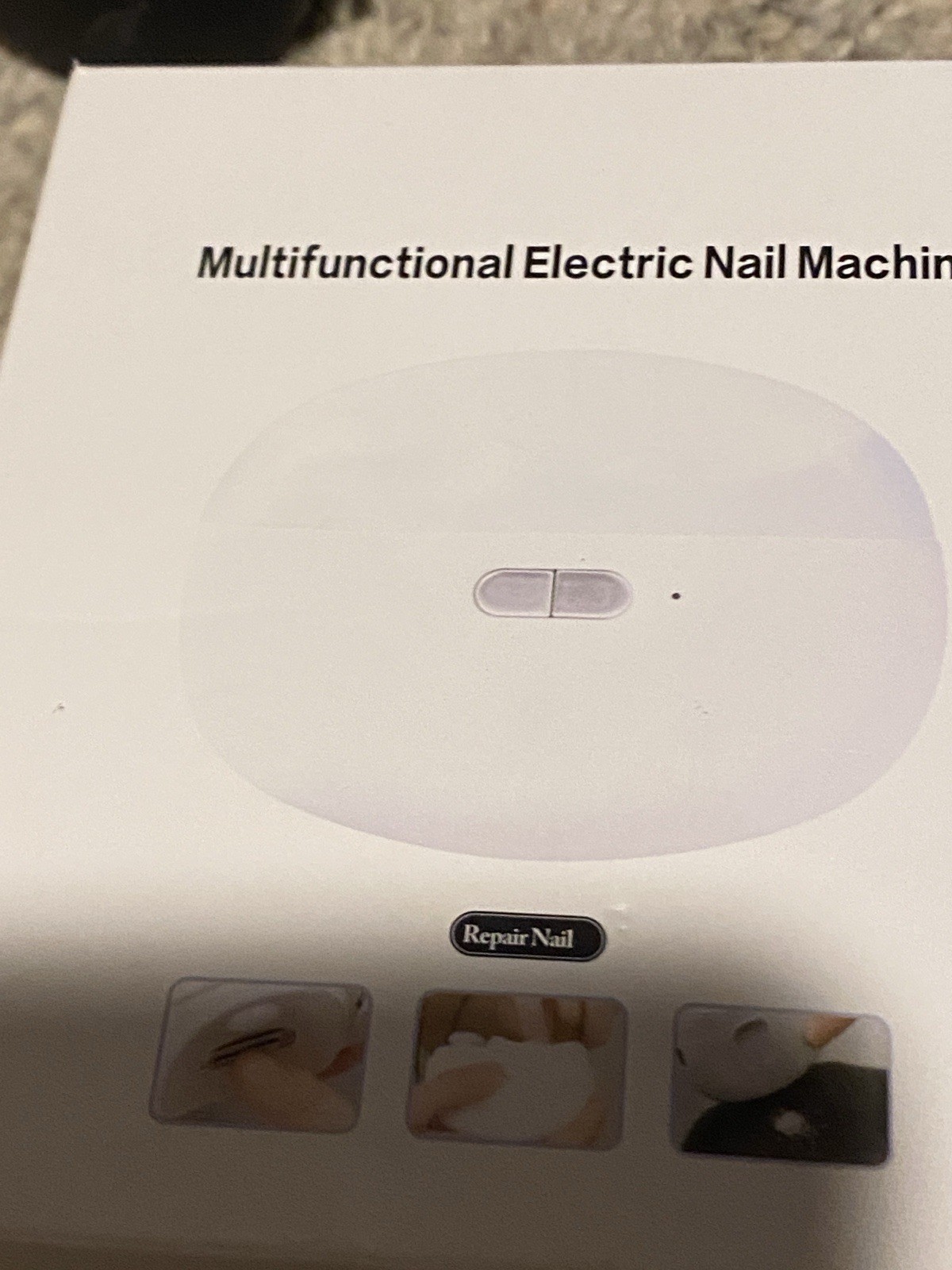 Electric Nail Clipper Automatic Nail Trimmer USB Rechargeable Safe Baby Adult