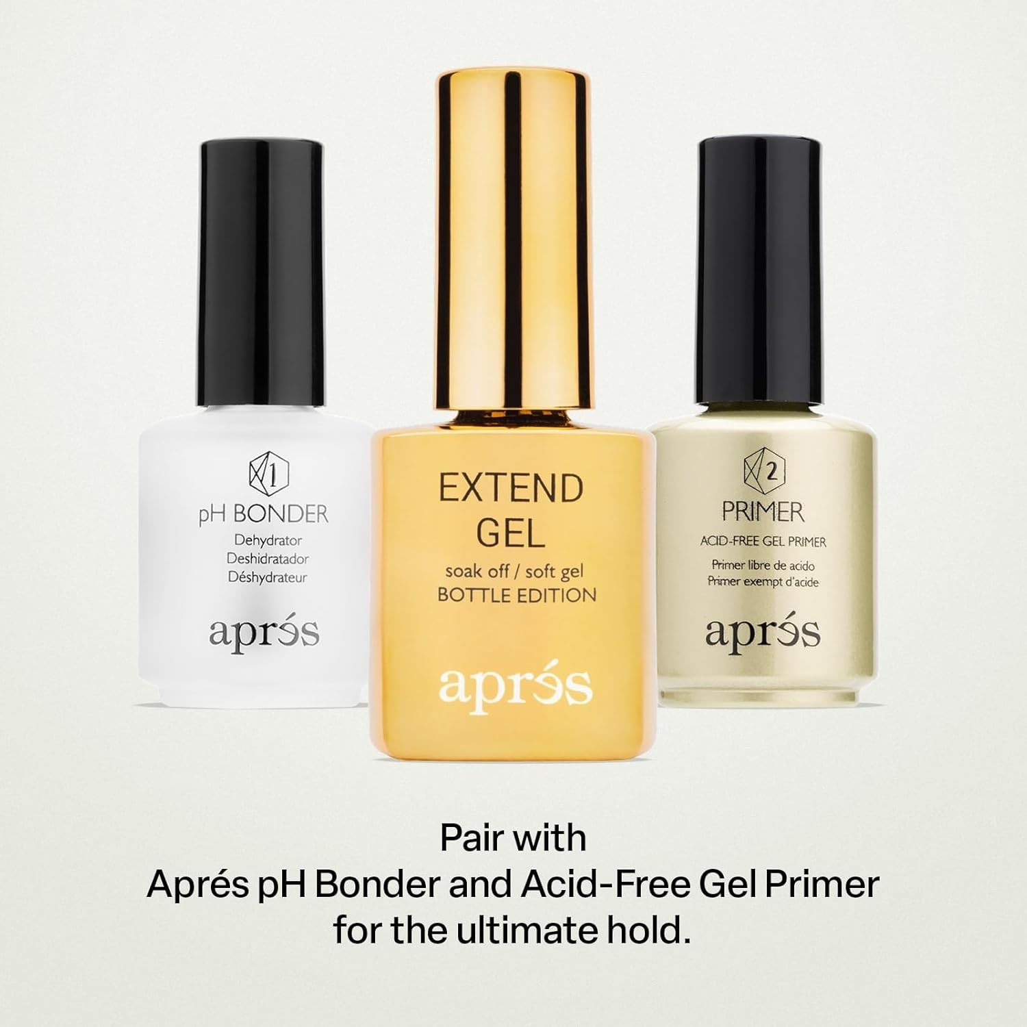 Extend Gel Gold Bottle – Gel-X Tips Adhesive
