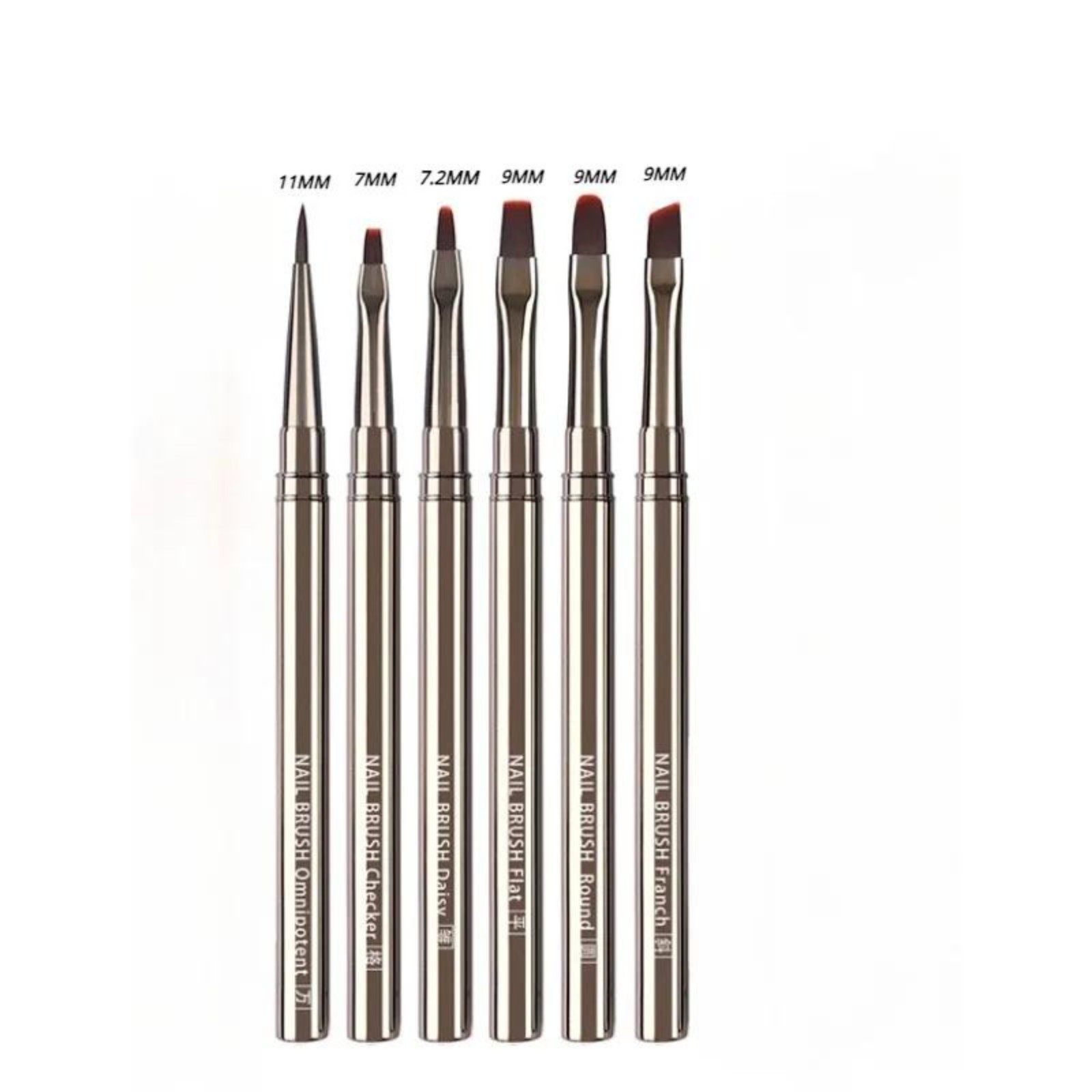 Painting Liner Brush Gel Polish Precision Nail Art Thin Drawing Pen 6/9/12/18mm