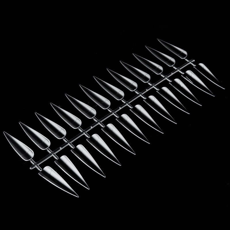 240 Pcs Long Stiletto False Nail Tips Acrylic Full Cover Fake Nails Art Manicure