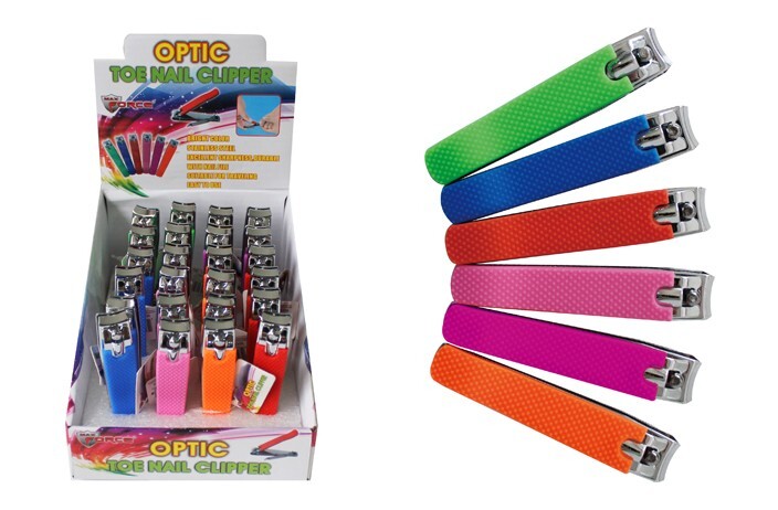 Silicone Grip Toe Nail Clipper -Comes in Various Colors single purchase of one