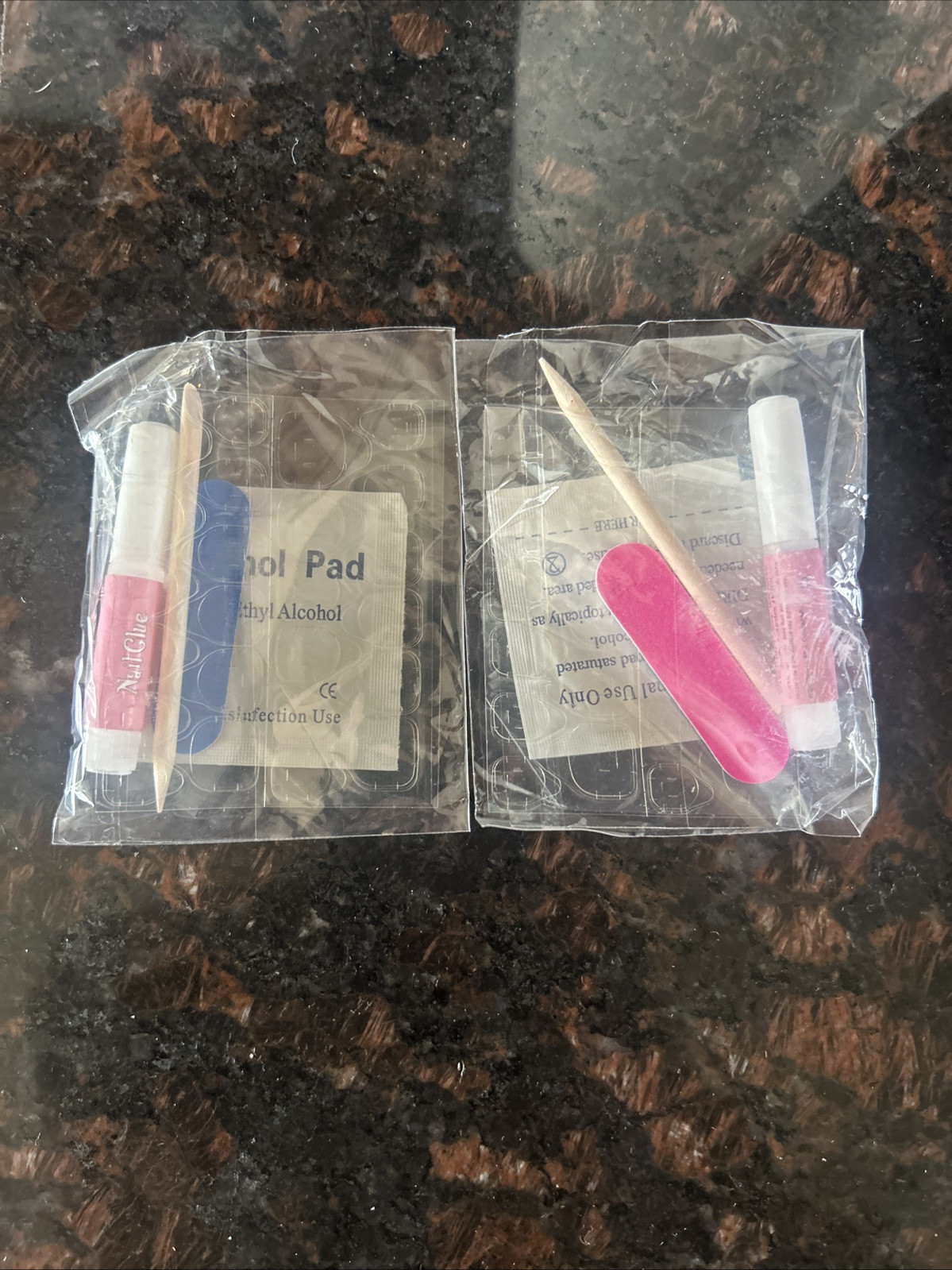 Press On Nail Kit 5 Piece Set Lot Of 2
