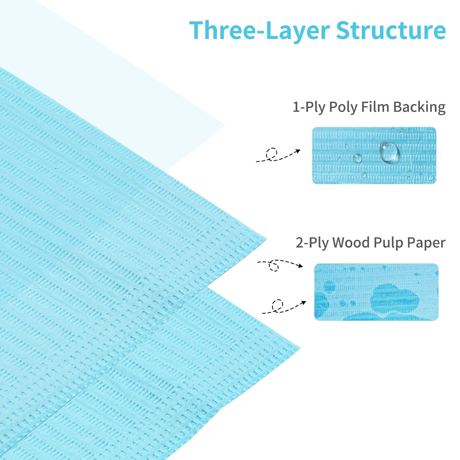 50pcs Disposable Nail Mats Foldable Nail Paper Towels for Table Acrylic Nail Pra