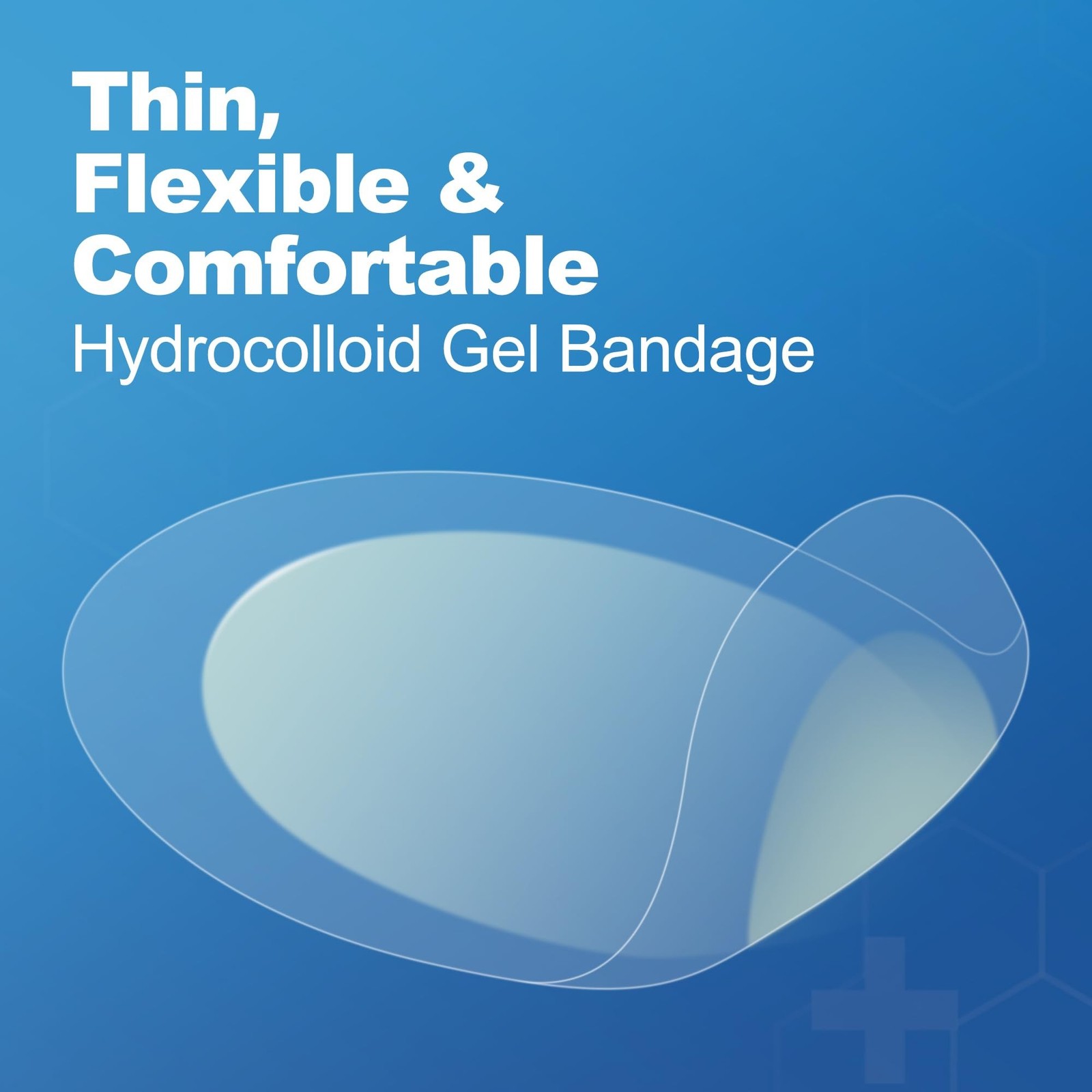 Blister Bandages for Feet, 16pcs Invisible Blister Pads, 2 Size, Hydrocolloid…