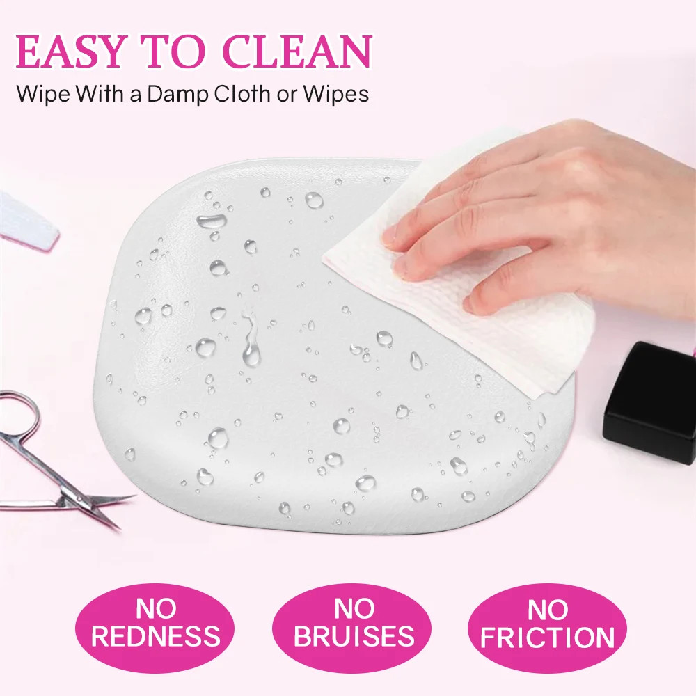 Nail Arm Elbow Rest Pillow Non Slip Square Manicure Cushion Hand Support