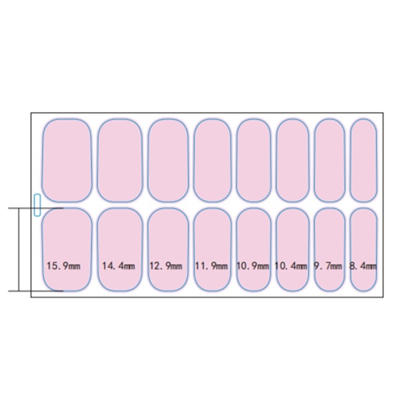 Valentine s Day Nail Decorations Full Wraps Nails Polish Strips Nail Art Sticker