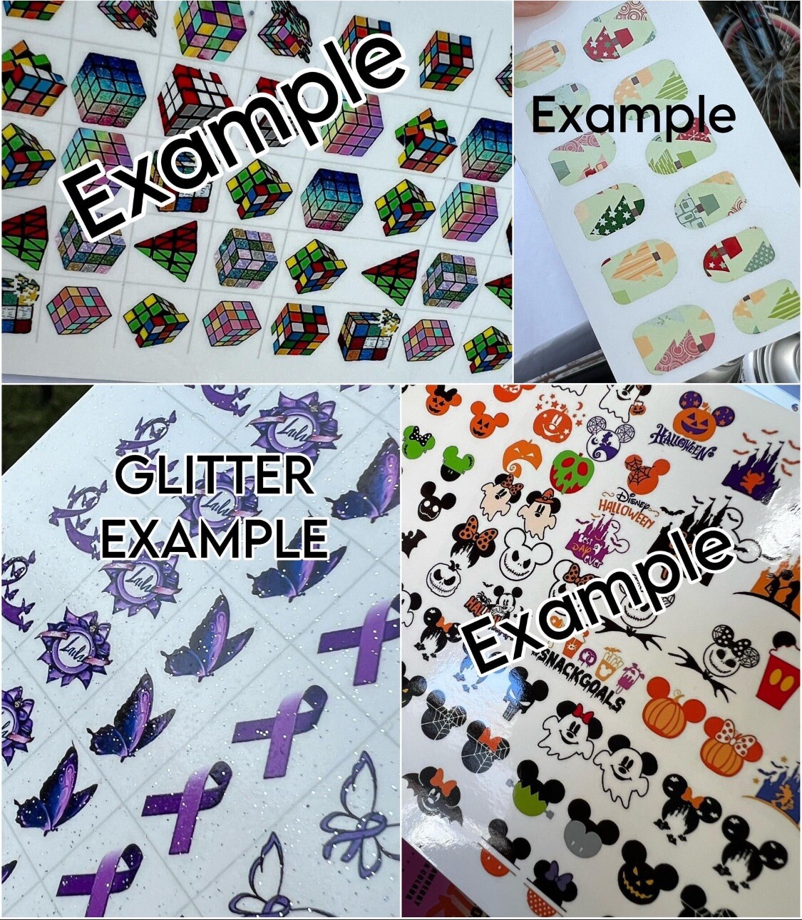 Ratfink Waterslide Nail Decals Set 50 Instructions & Bonus