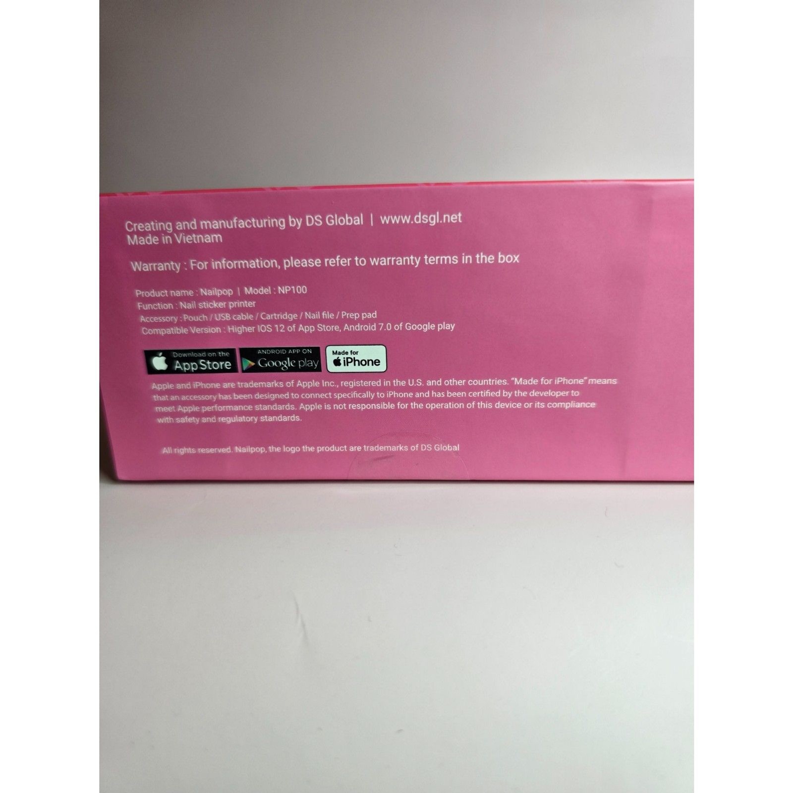 Nailpop Nail Custom Sticker Printer