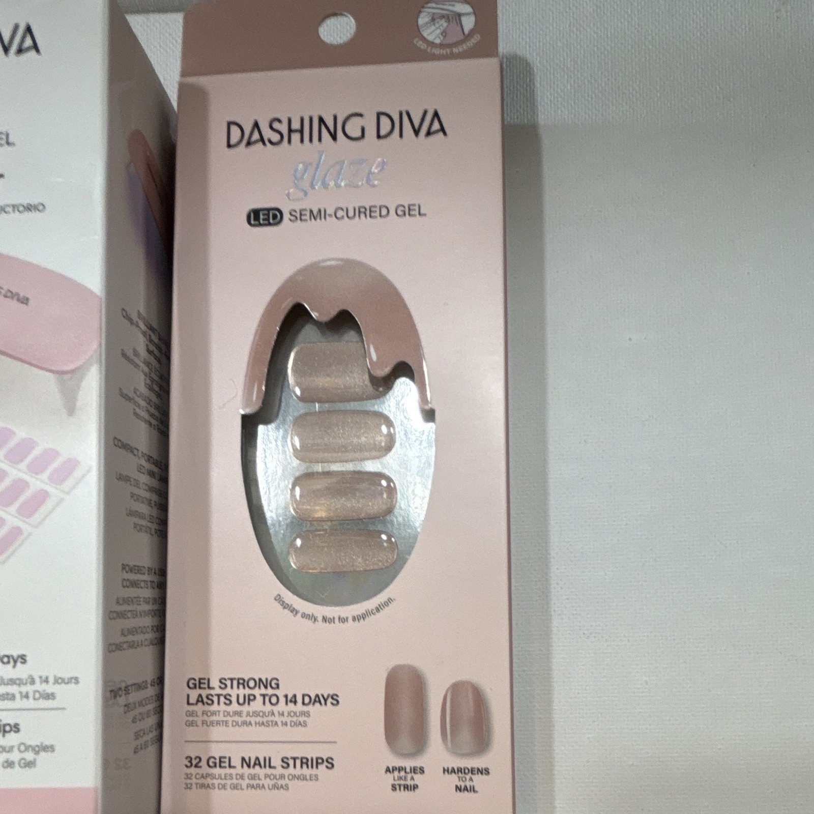 Lot of 5— Dashing Diva Glaze LED Gel Strips Starter Kit + Gloss + Magic Off