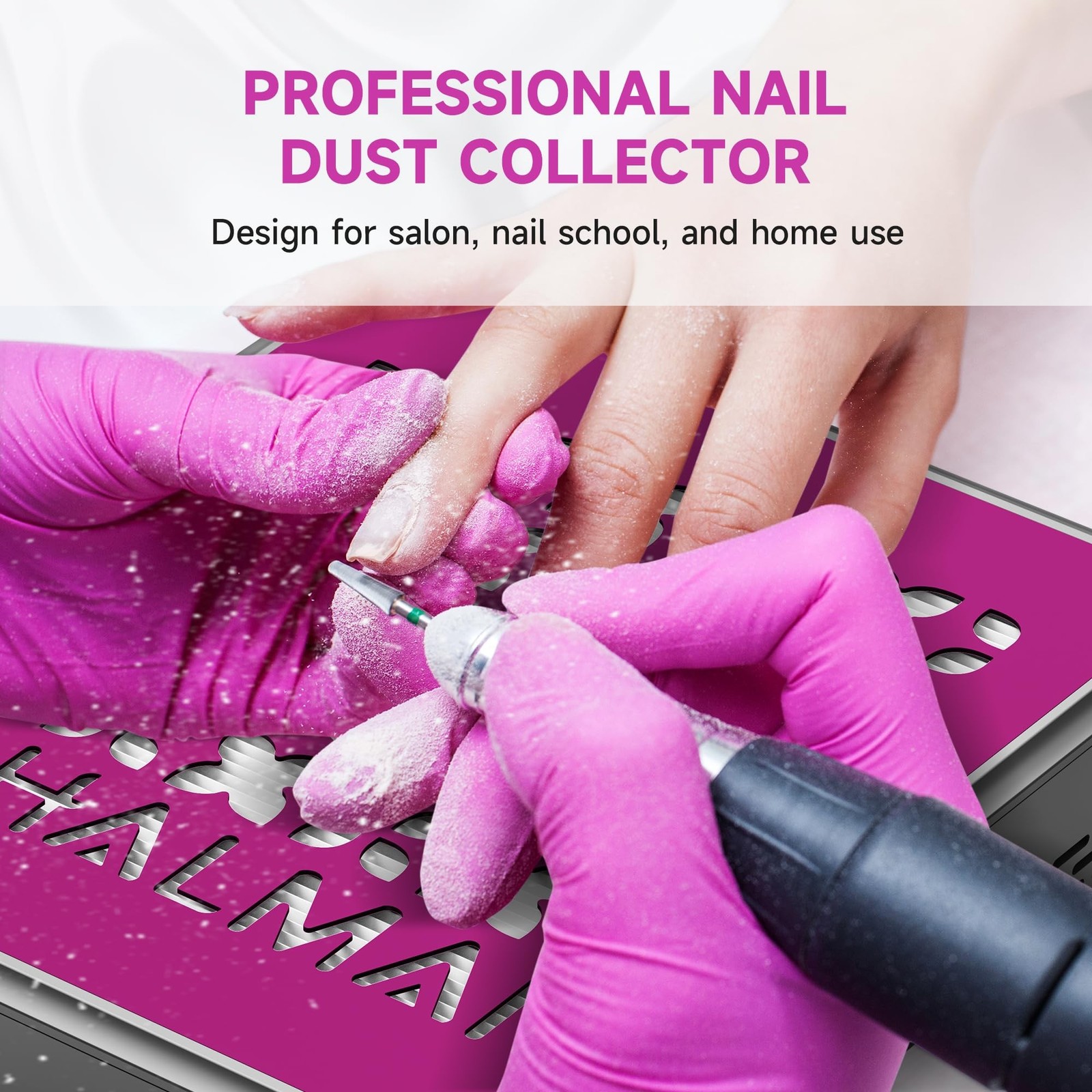 Nail Dust Collector – 800Pa Suction & 5000 RPM Brushless Motor for Acrylic Na…